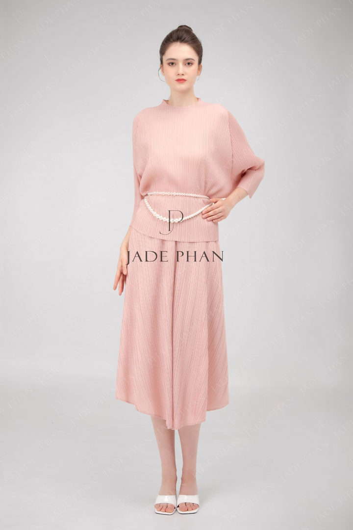 BERTHE PLEATED TOP - Áo Berthe