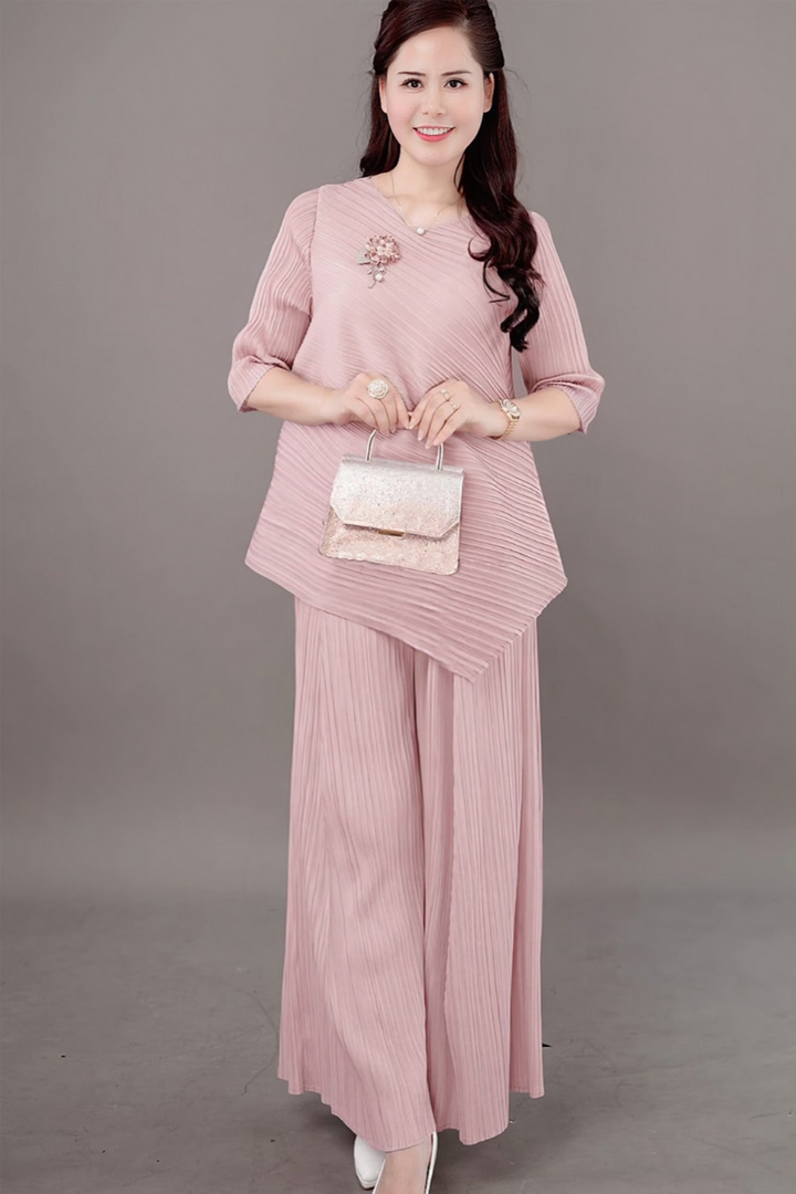 Set Gerda Top & Gerda Bottom/ Gerda Set Hồng nhạt