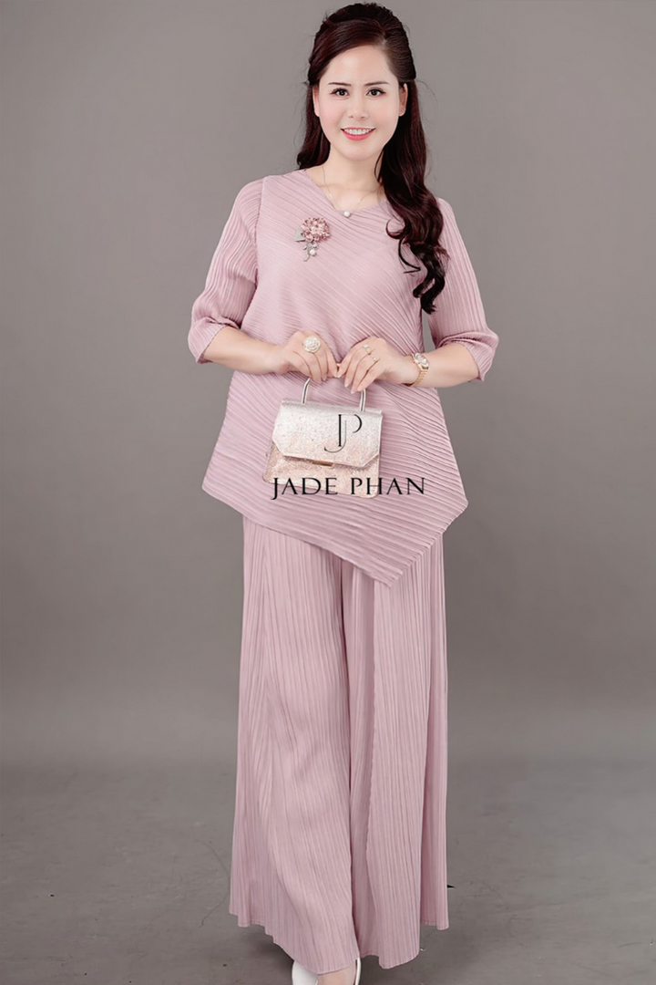 Set Gerda Top & Gerda Bottom/ Gerda Set Tím Khoai