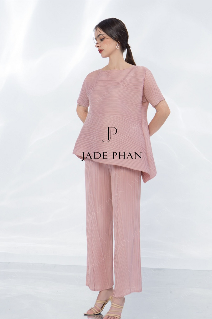 Set Katle Top & Katle Bottom/ Katle Set Hồng nhạt