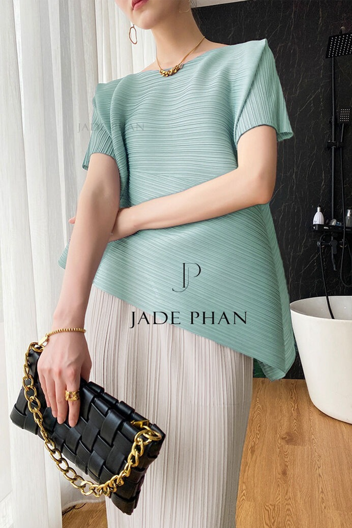 Set Katle Top & Audora Skirt/ Katle Mint & Audora Trắng