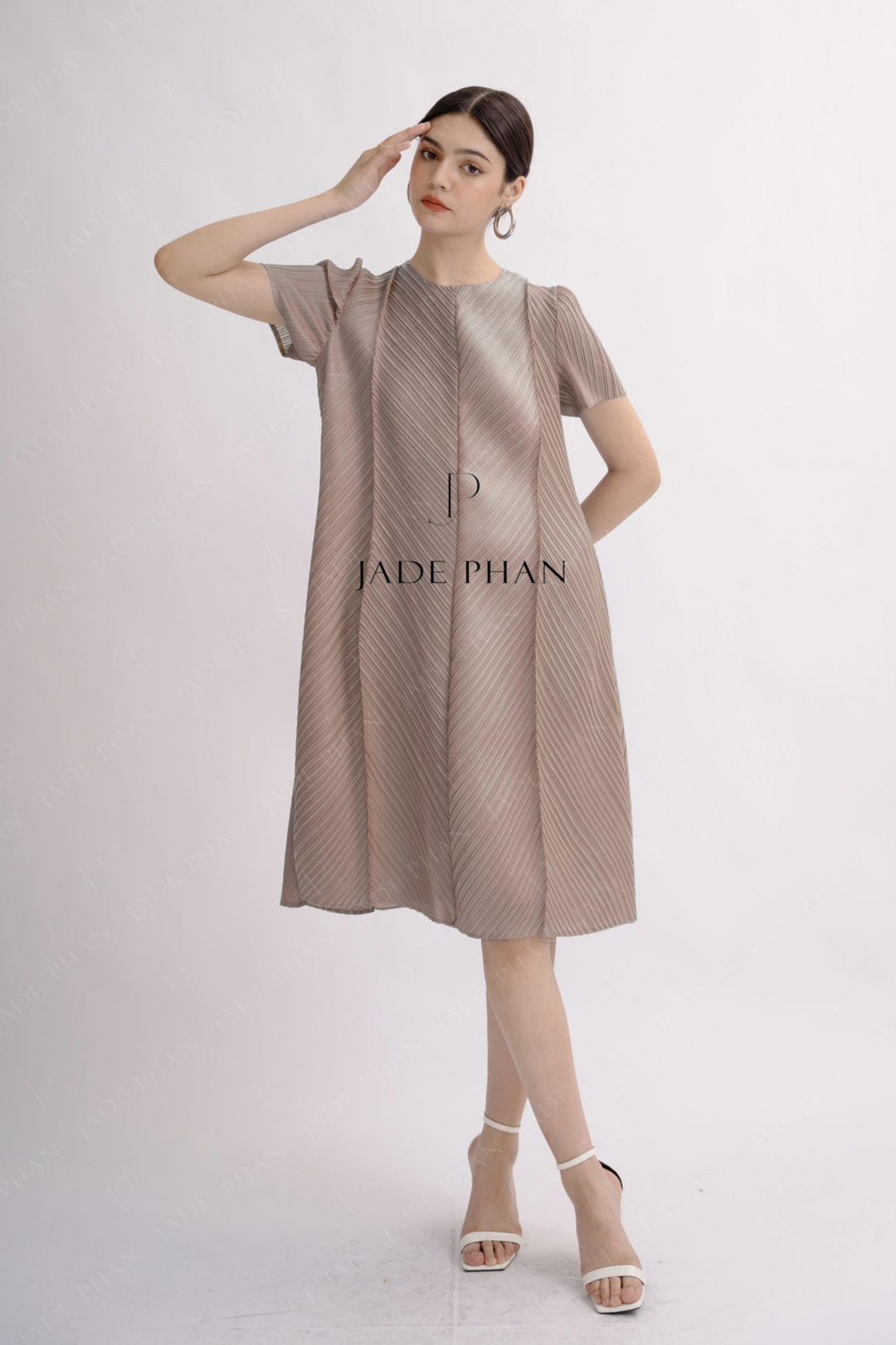CLARIE Pleated Dress - Váy Clarie