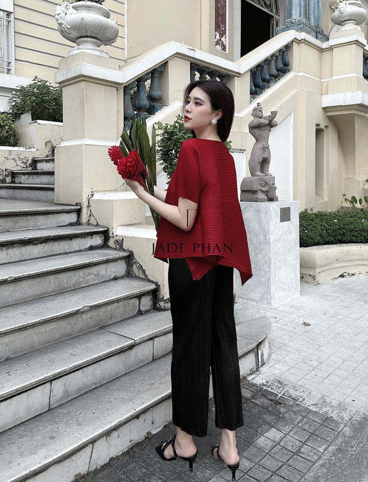 Set Katle Top & Amour Bottom/ Katle Đỏ đô & Amour Đen