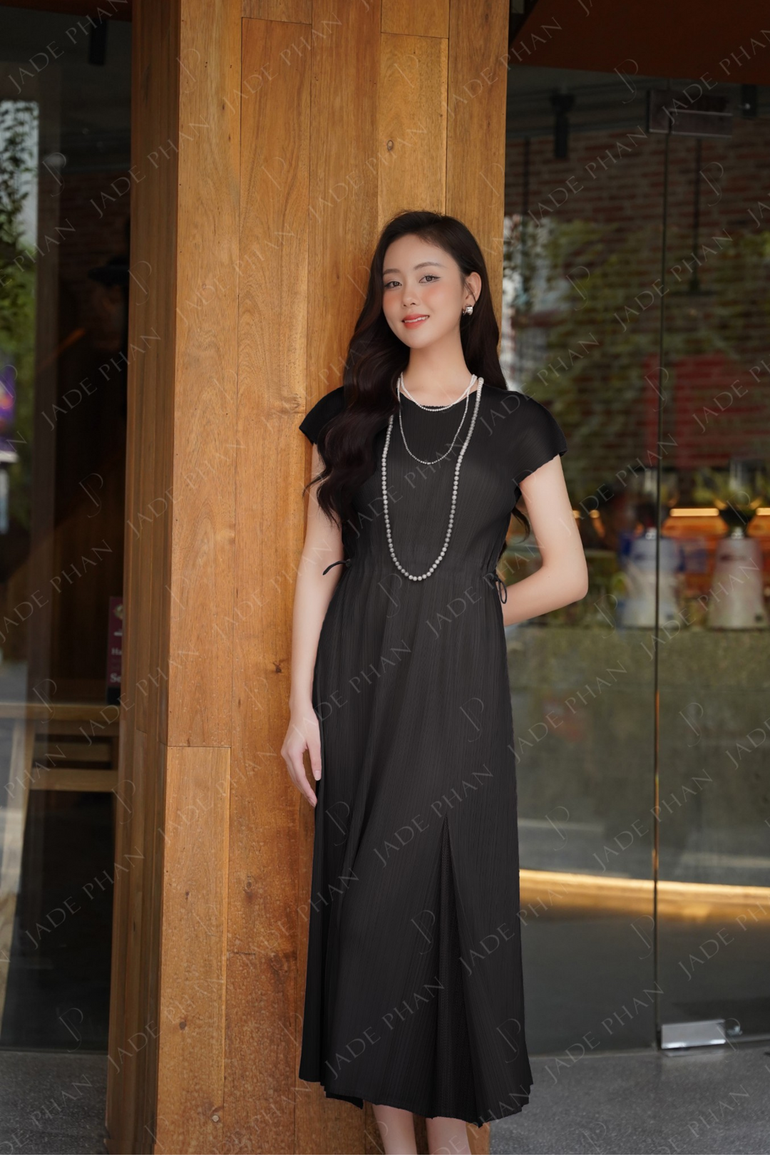 ADELE Pleated Dress - Váy Adele