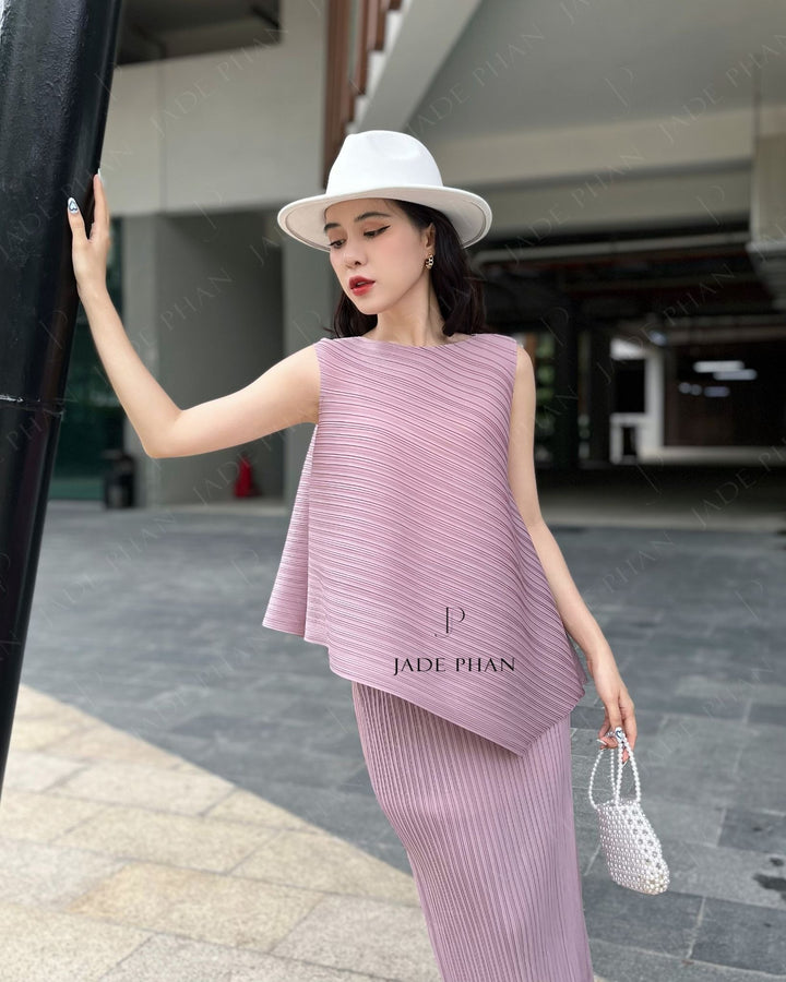 Set Léa Top & Audora Skirt/ Léa Tím khoai & Audora Tím khoai