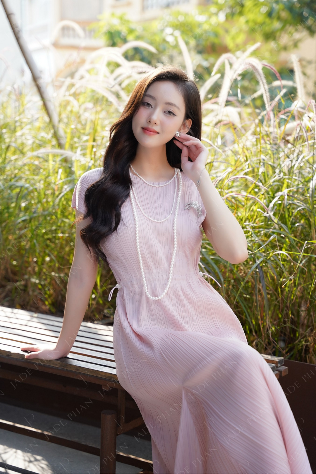 ADELE Pleated Dress - Váy Adele