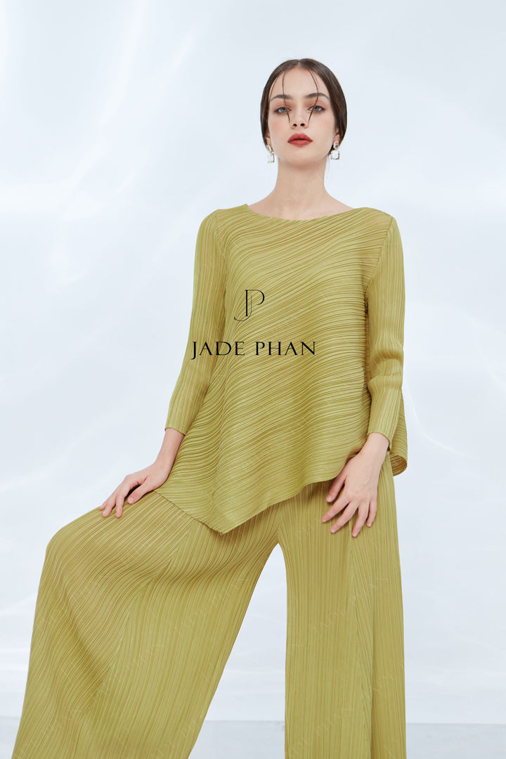 Set Gerda Top & Gerda Pants/ Gerda set Oliu