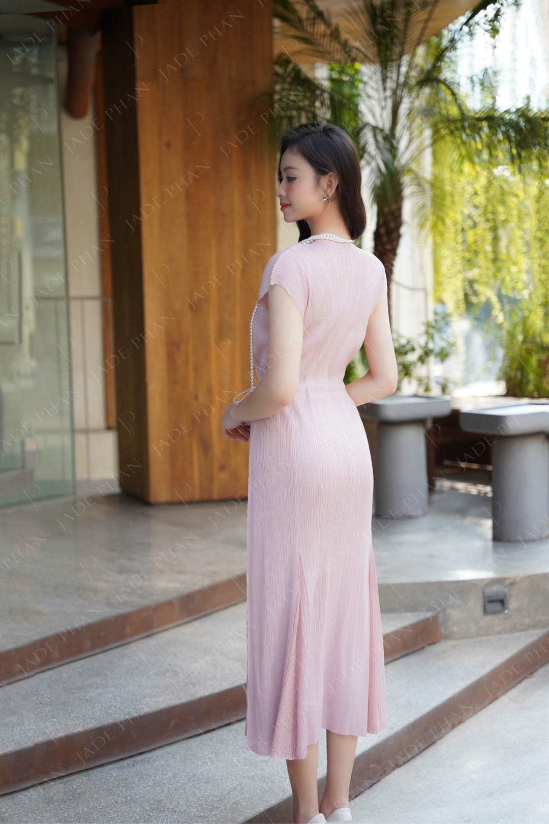 ADELE Pleated Dress - Váy Adele