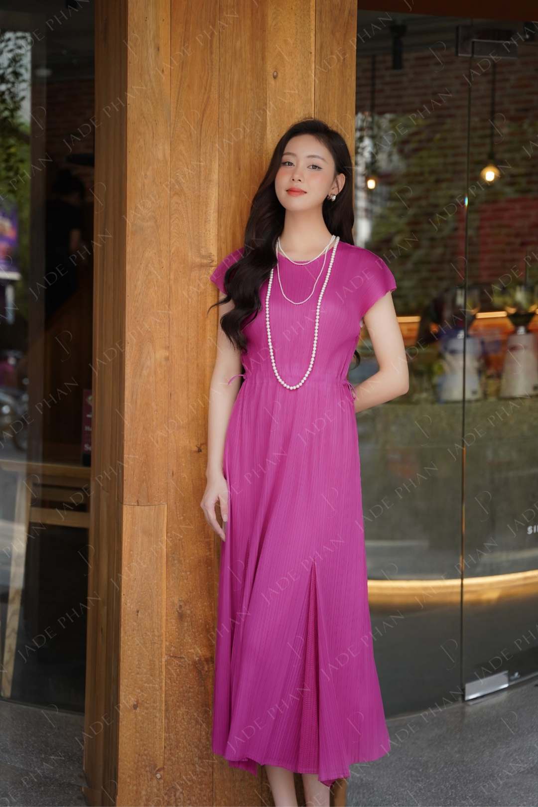ADELE Pleated Dress - Váy Adele