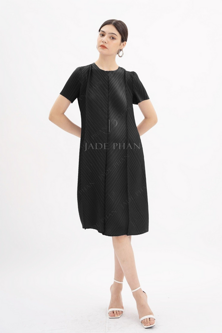 CLARIE Pleated Dress - Váy Clarie