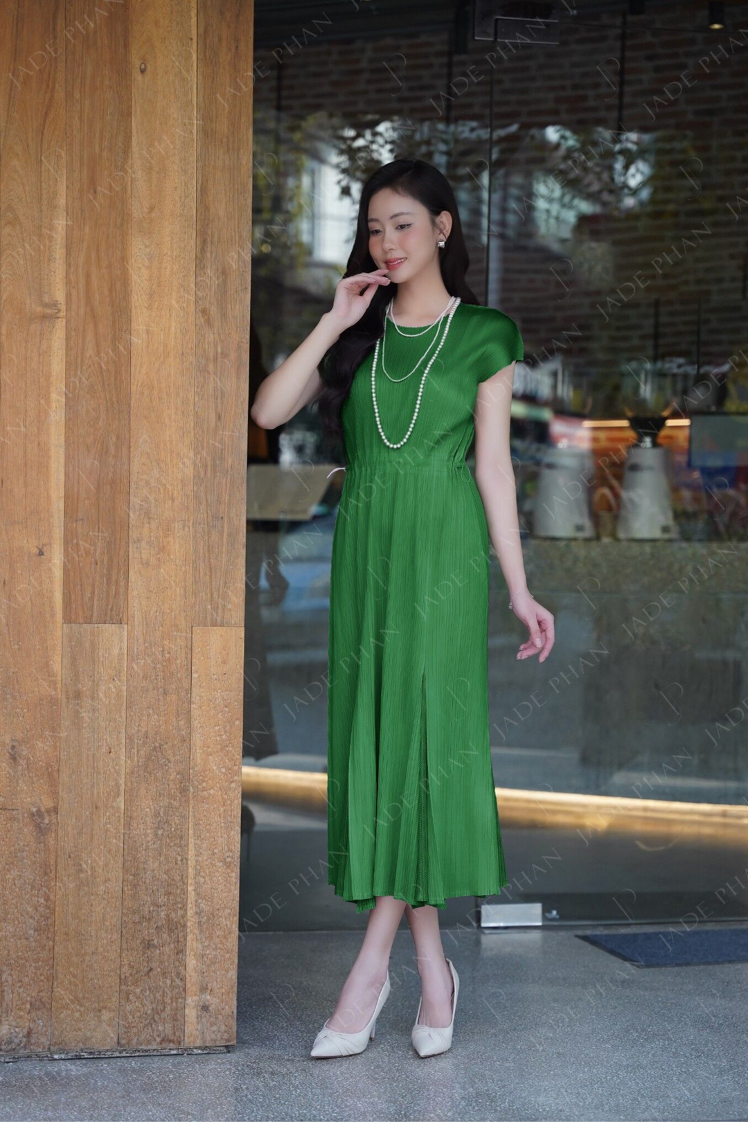 ADELE Pleated Dress - Váy Adele
