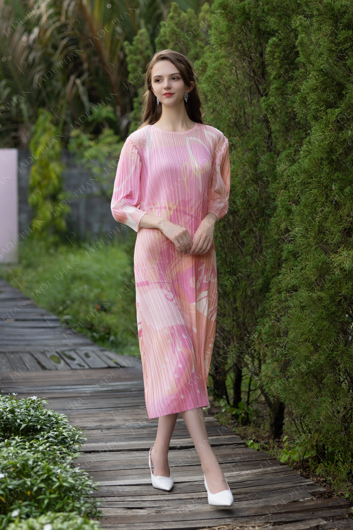 DONIA Pleated Dress