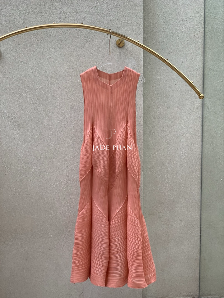 JEUNESSE Pleated Midi Dress - Váy Jeunesse
