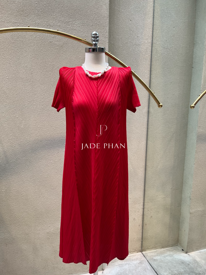 CLARIE Pleated Dress - Váy Clarie