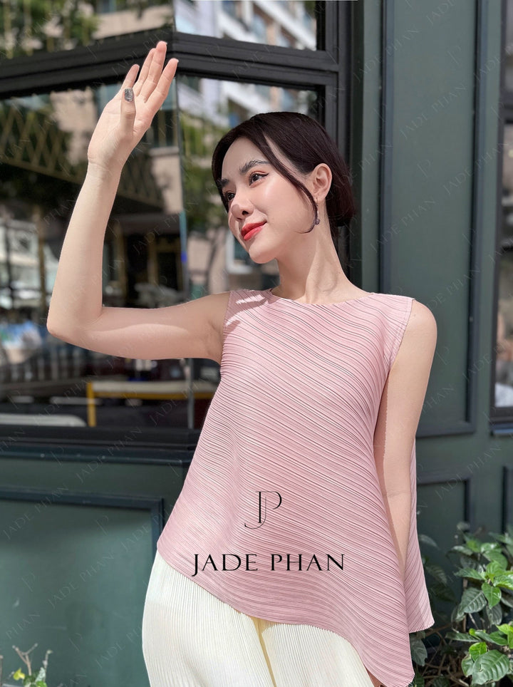 Set Léa Top & Katle Bottom/ Léa Hồng & Katle Trắng