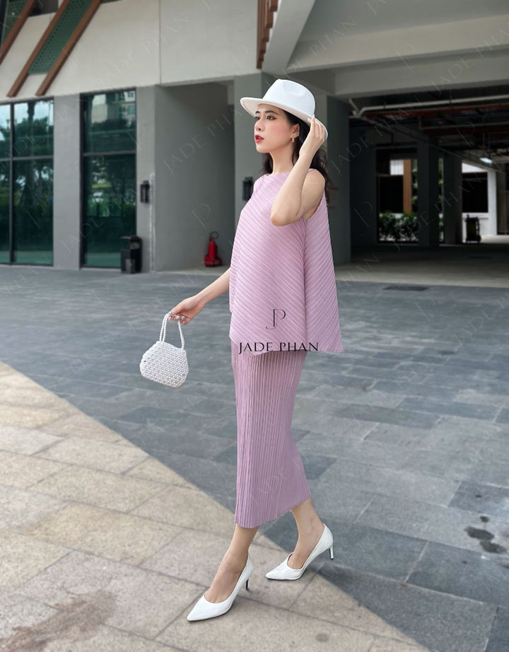 Set Léa Top & Audora Skirt/ Léa Tím khoai & Audora Tím khoai