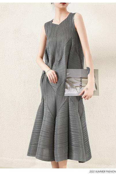 JEUNESSE Pleated Midi Dress - Váy Jeunesse