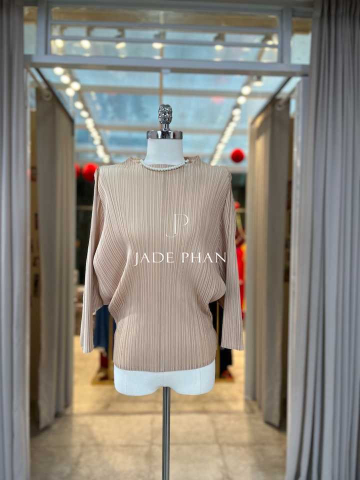 BERTHE PLEATED TOP - Áo Berthe
