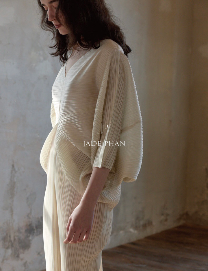Váy xếp ly LIANA - Hồng