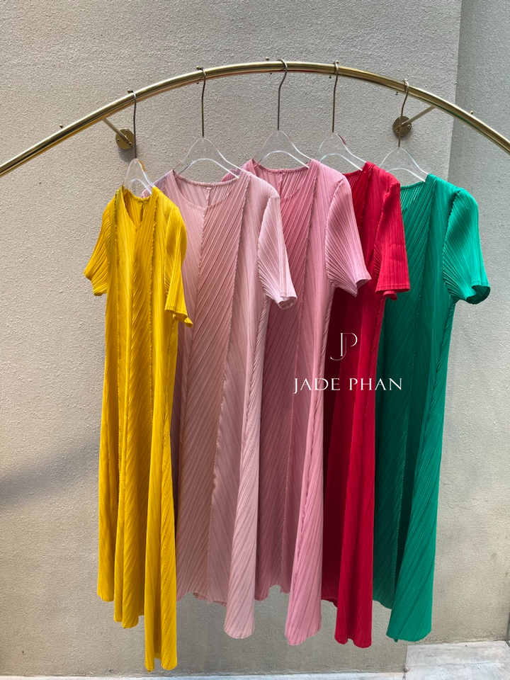 CLARIE Pleated Dress - Váy Clarie