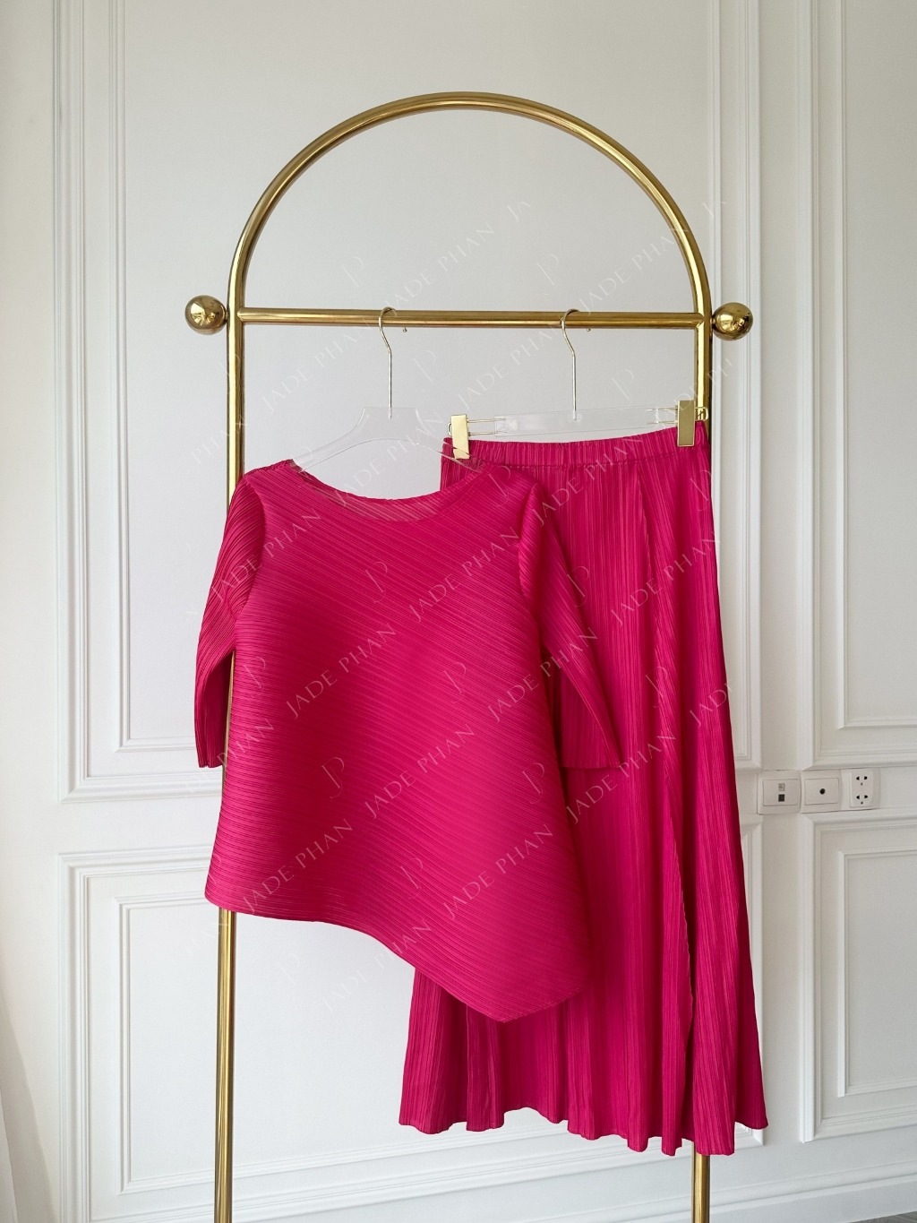 Set Gerda Top & Gerda Bottom/ Gerda Set Hồng sen