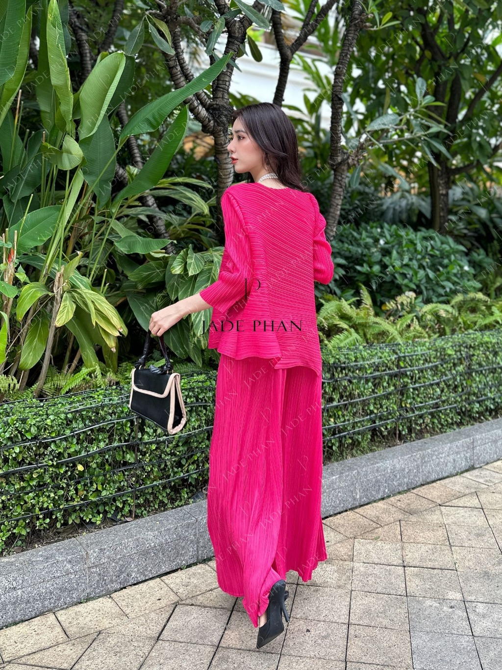 Set Gerda Top & Gerda Bottom/ Gerda Set Hồng sen