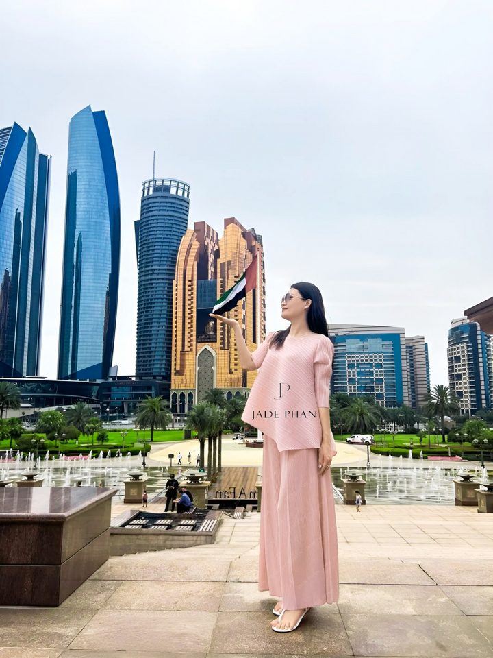 Set Gerda Top & Gerda Bottom/ Gerda Set Hồng nhạt