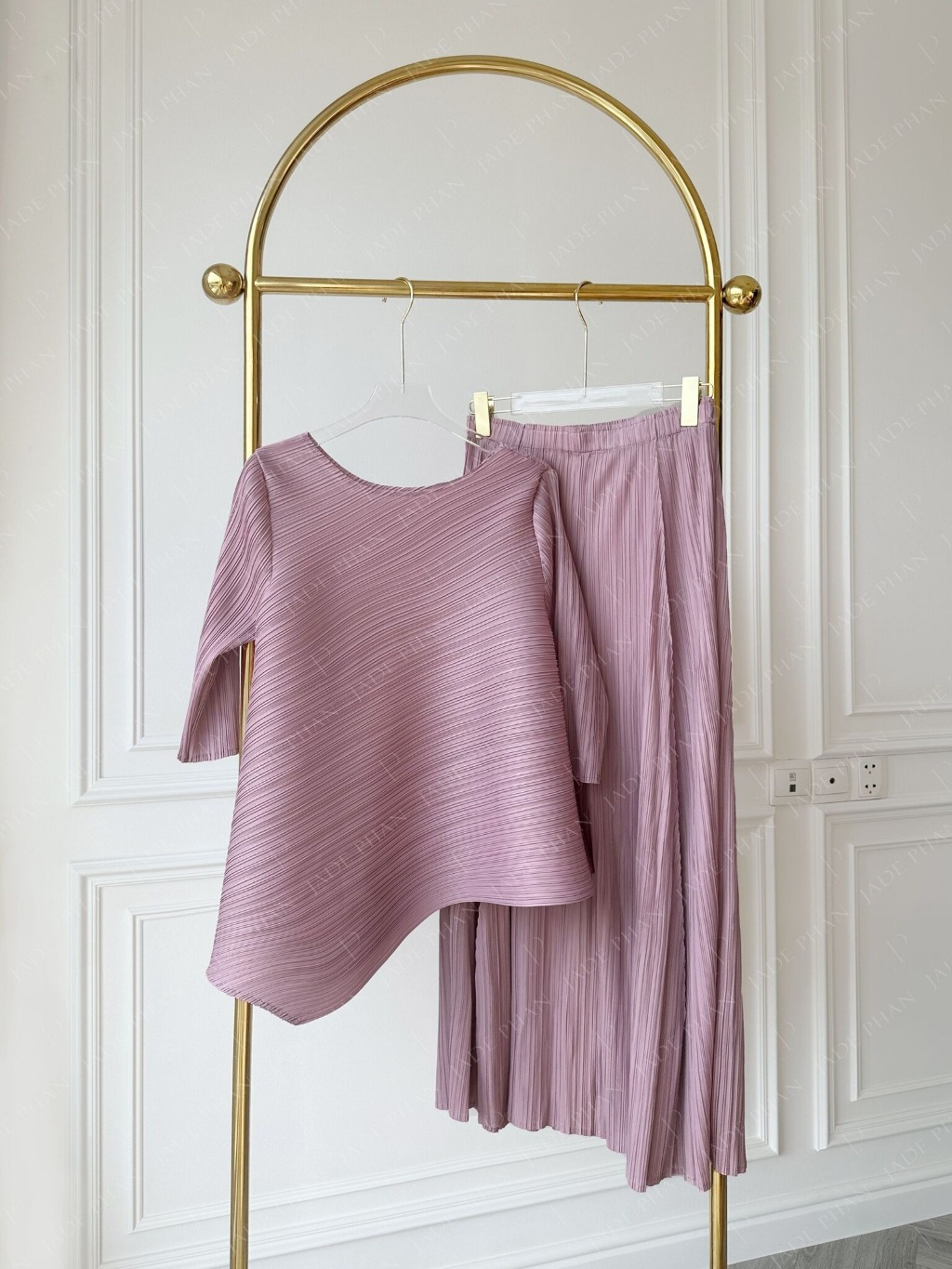 Set Gerda Top & Gerda Bottom/ Gerda Set Tím Khoai