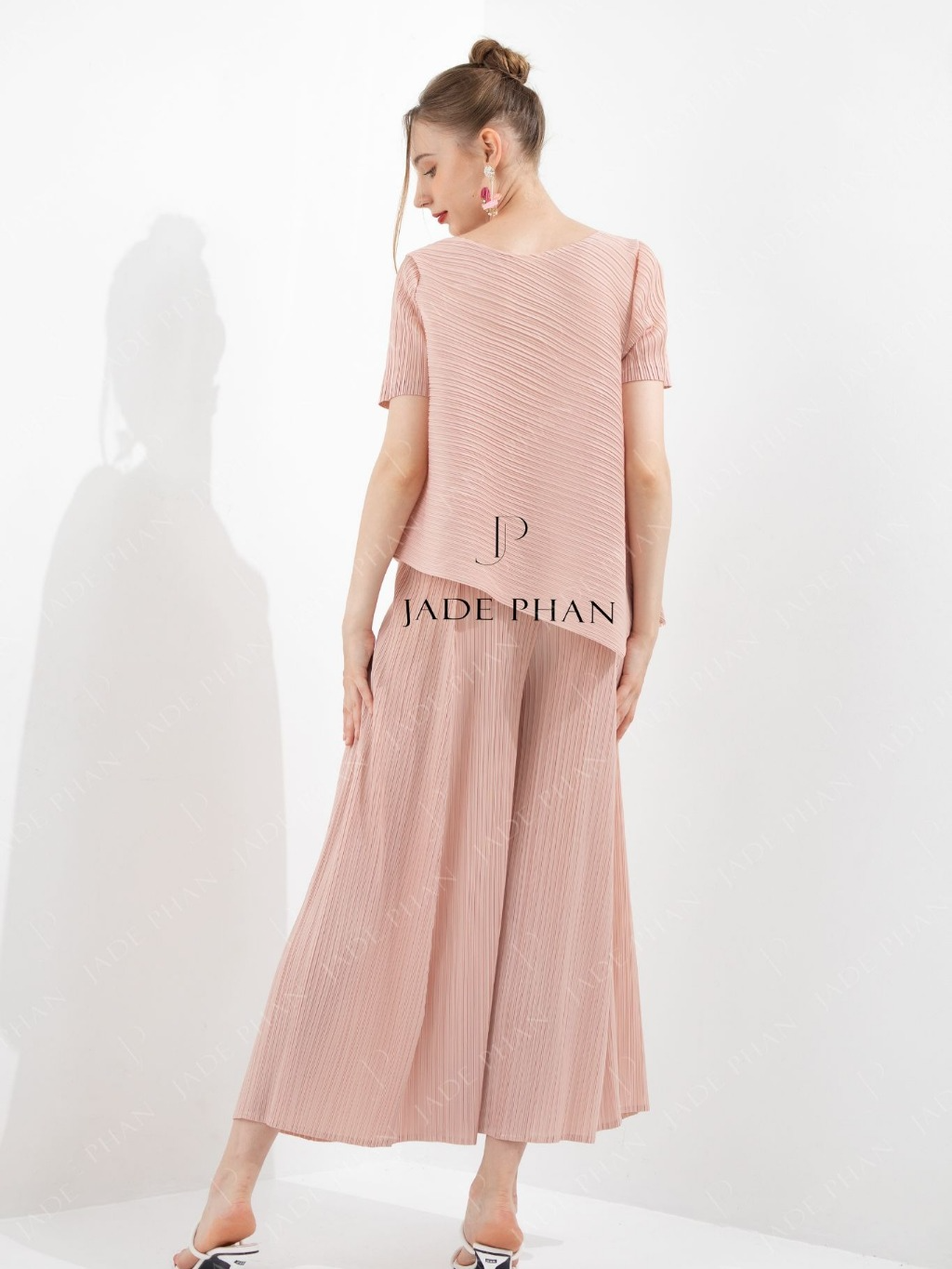 Set Jennie Top & Gerda Bottom/ Jennie Hồng & Gerda Hồng