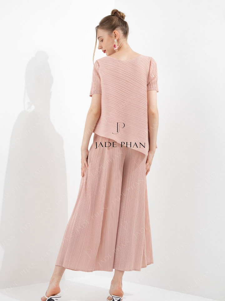 Set Jennie Top & Gerda Bottom/ Jennie Hồng & Gerda Hồng