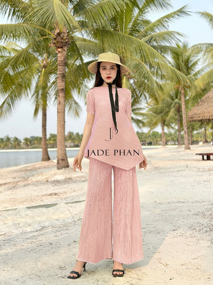 Set Jennie Top & Gerda Bottom/ Jennie Hồng & Gerda Hồng