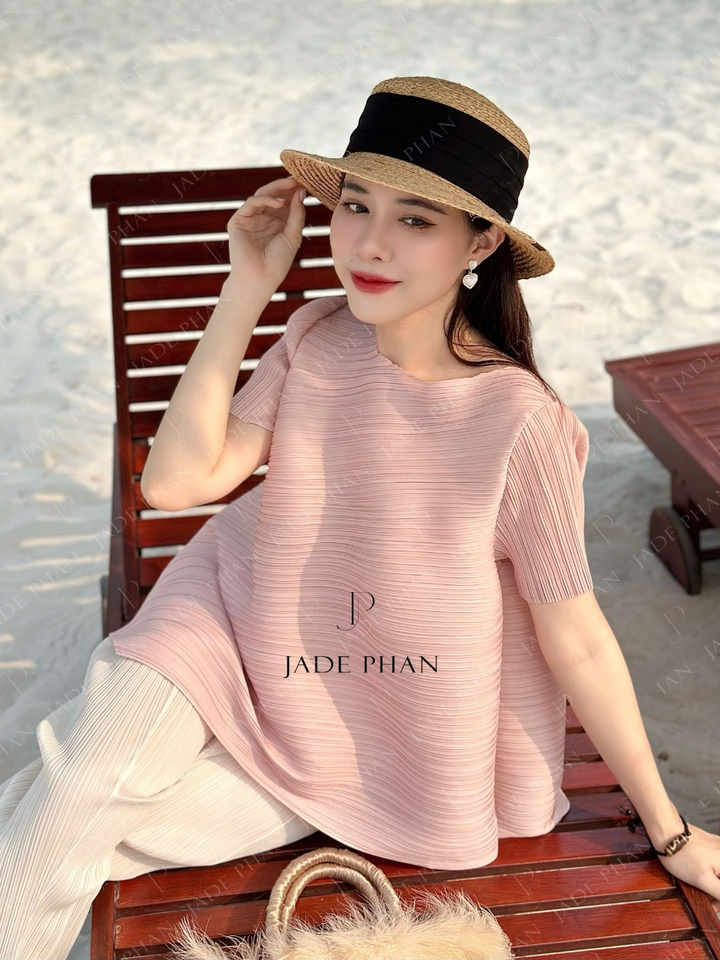 Set Jennie Top & Gerda Bottom/ Jennie Hồng & Gerda Hồng