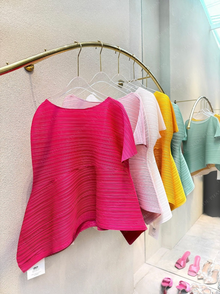 Set Katle Top & Katle Bottom/ Katle Set Hồng sen