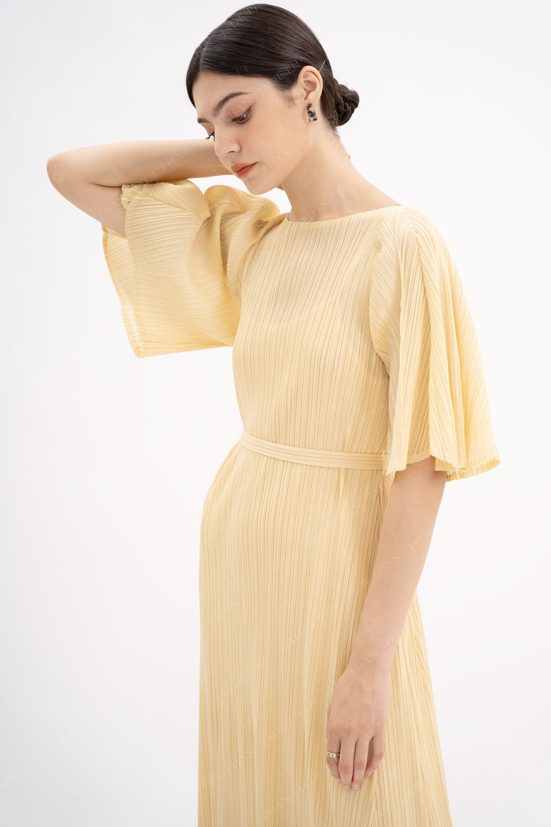 CHARISSE Pleated Dress - Váy Charisse