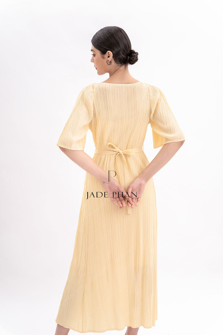 CHARISSE Pleated Dress - Váy Charisse