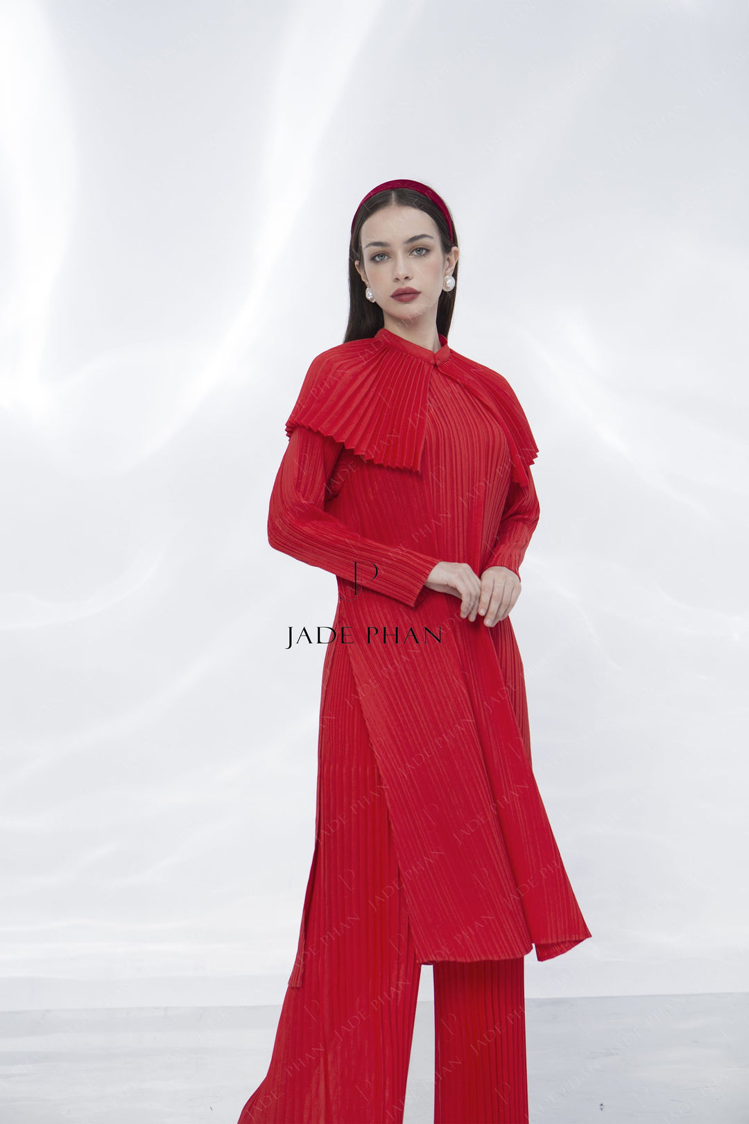 SET AODAI Pleated - Áo dài
