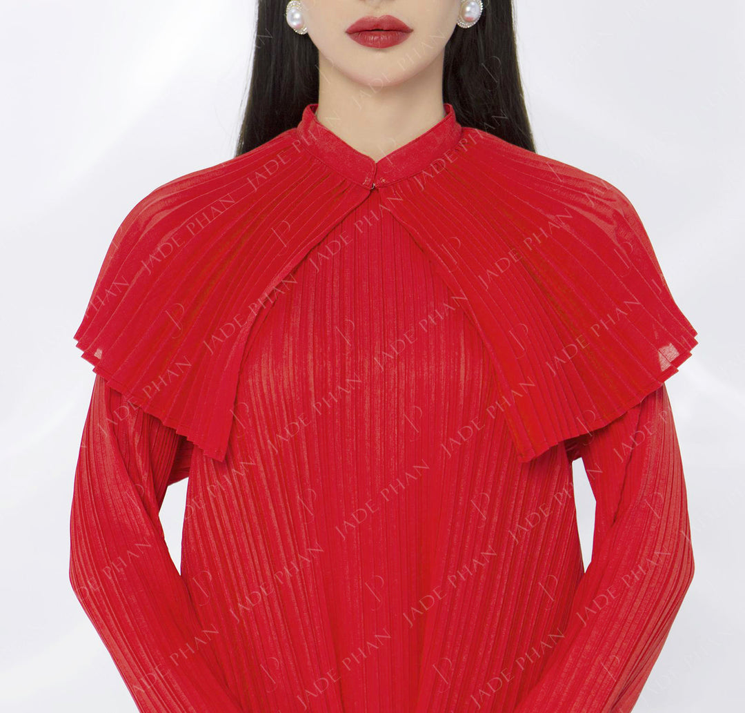 SET AODAI Pleated - Áo dài